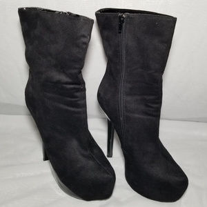 Mercy by Scene Black Heel Boots